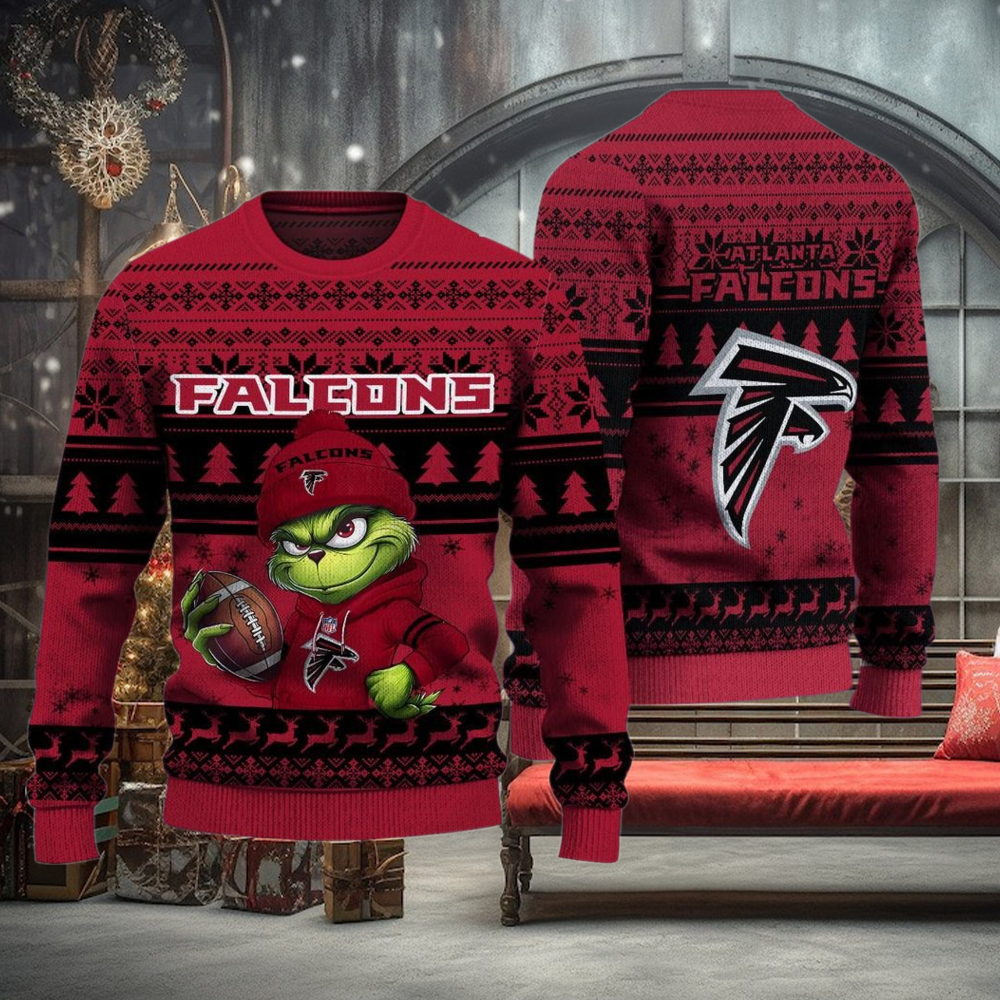 NFL Atlanta Falcons The Grinch Ugly Christmas Sweater NFL Atlanta Falcons The Grinch Ugly Christmas Sweater