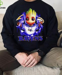 NFL Baltimore Ravens Baby Groot hoodie, sweater, longsleeve, shirt v-neck, t-shirt