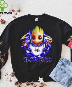 NFL Baltimore Ravens Baby Groot hoodie, sweater, longsleeve, shirt v-neck, t-shirt