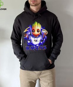 NFL Baltimore Ravens Baby Groot hoodie, sweater, longsleeve, shirt v-neck, t-shirt