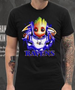 NFL Baltimore Ravens Baby Groot hoodie, sweater, longsleeve, shirt v-neck, t-shirt