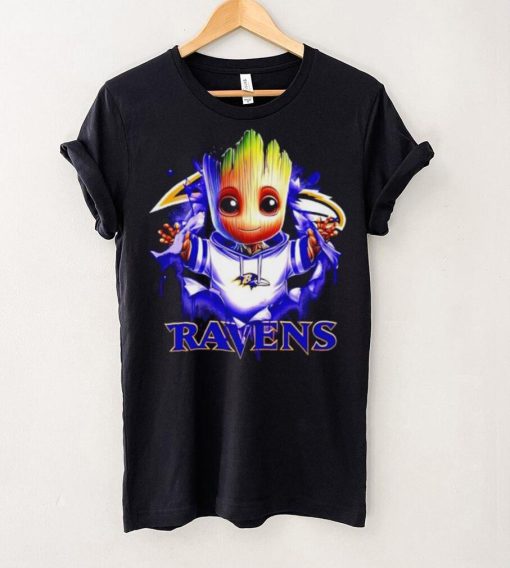 NFL Baltimore Ravens Baby Groot hoodie, sweater, longsleeve, shirt v-neck, t-shirt