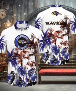 NFL Baltimore Ravens Hawaii Shirt Palm Tree Aloha Shirt For Fans