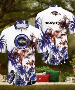 NFL Baltimore Ravens Hawaii Shirt Palm Tree Aloha Shirt For Fans