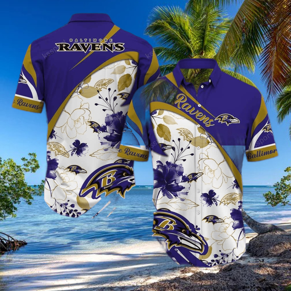 NFL Baltimore Ravens Hawaiian Shirt Summer Gift For Friends NFL Baltimore Ravens Hawaiian Shirt Summer Gift For Friends
