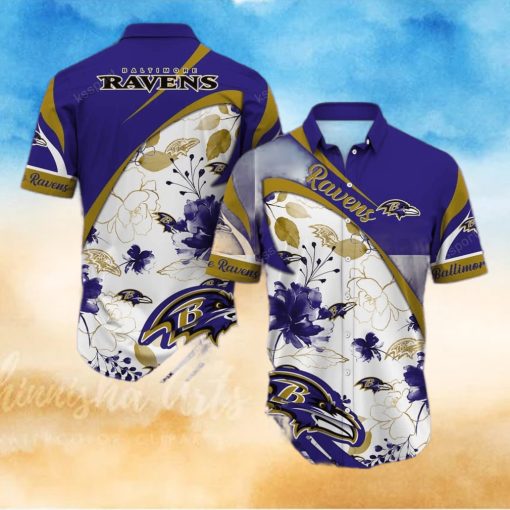 NFL Baltimore Ravens Hawaiian Shirt Summer Gift For Friends