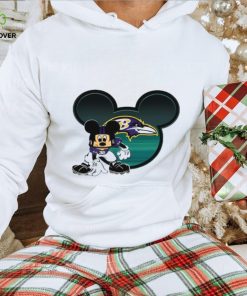 NFL Baltimore Ravens Mickey Mouse Disney Football T shirt
