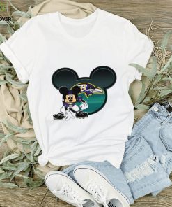 NFL Baltimore Ravens Mickey Mouse Disney Football T shirt