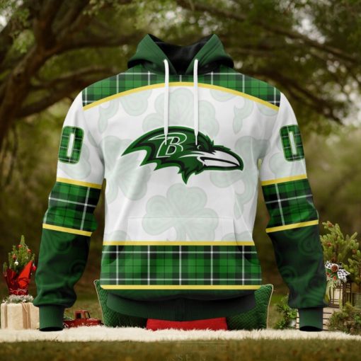 NFL Baltimore Ravens Special Design For St. Patrick Day Hoodie