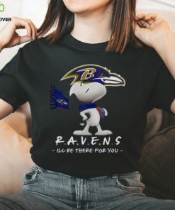 NFL Baltimore Ravens T shirt Snoopy I’ll Be There For You