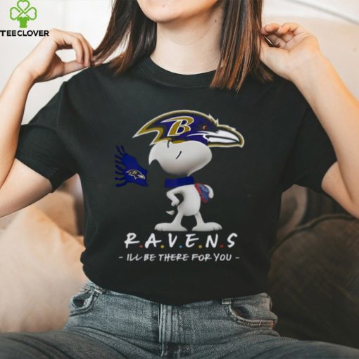 NFL Baltimore Ravens T shirt Snoopy I’ll Be There For You