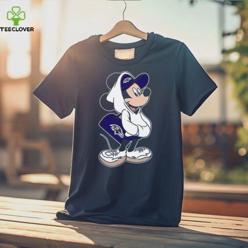 NFL Baltimore Ravens X Disney Mickey Mouse T Shirt