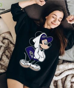 NFL Baltimore Ravens X Disney Mickey Mouse T Shirt