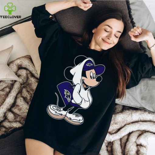 NFL Baltimore Ravens X Disney Mickey Mouse T Shirt