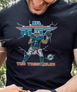 NFL Blitz Dolphins Tua Tagovailoa Retro Miami Dolphins T Shirt