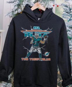 NFL Blitz Dolphins Tua Tagovailoa Retro Miami Dolphins T Shirt 2 NFL Blitz Dolphins Tua Tagovailoa Retro Miami Dolphins T Shirt
