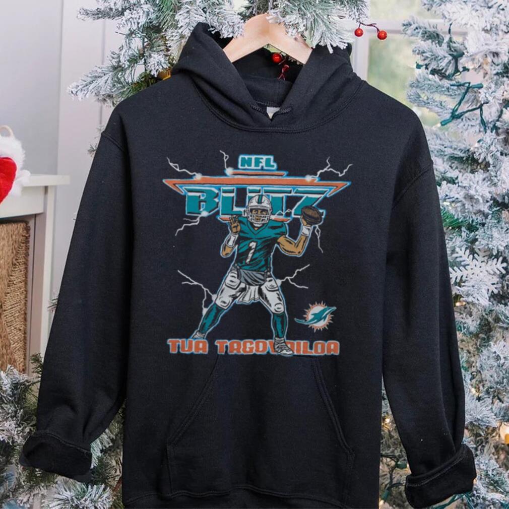 NFL Blitz Dolphins Tua Tagovailoa Retro Miami Dolphins T Shirt NFL Blitz Dolphins Tua Tagovailoa Retro Miami Dolphins T Shirt