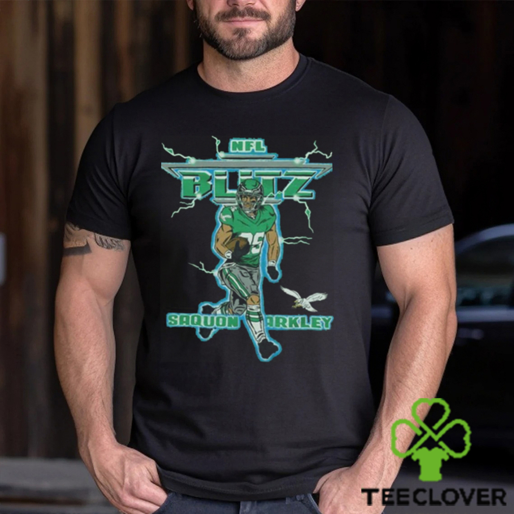 NFL Blitz Eagles Saquon Barkley Shirt NFL Blitz Eagles Saquon Barkley Shirt