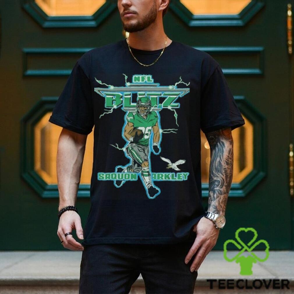 NFL Blitz Eagles Saquon Barkley Shirt NFL Blitz Eagles Saquon Barkley Shirt