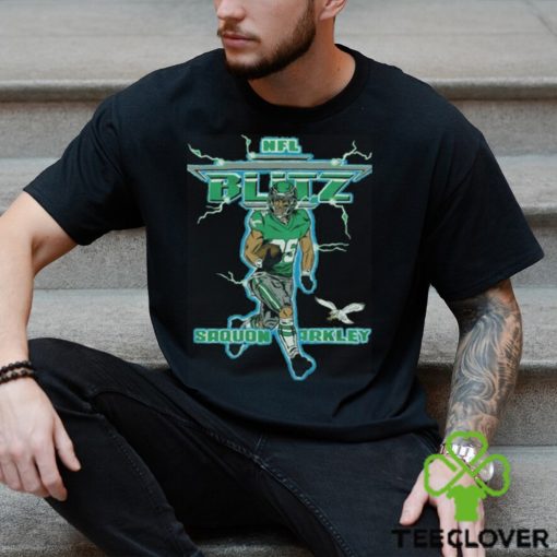 NFL Blitz Eagles Saquon Barkley Shirt