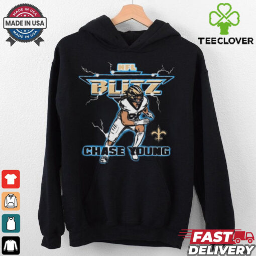 NFL Blitz New Orleans Saints Chase Young t hoodie, sweater, longsleeve, shirt v-neck, t-shirt