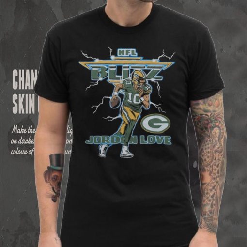 NFL Blitz Packers Jordan Love Retro Bay Packers T Shirt