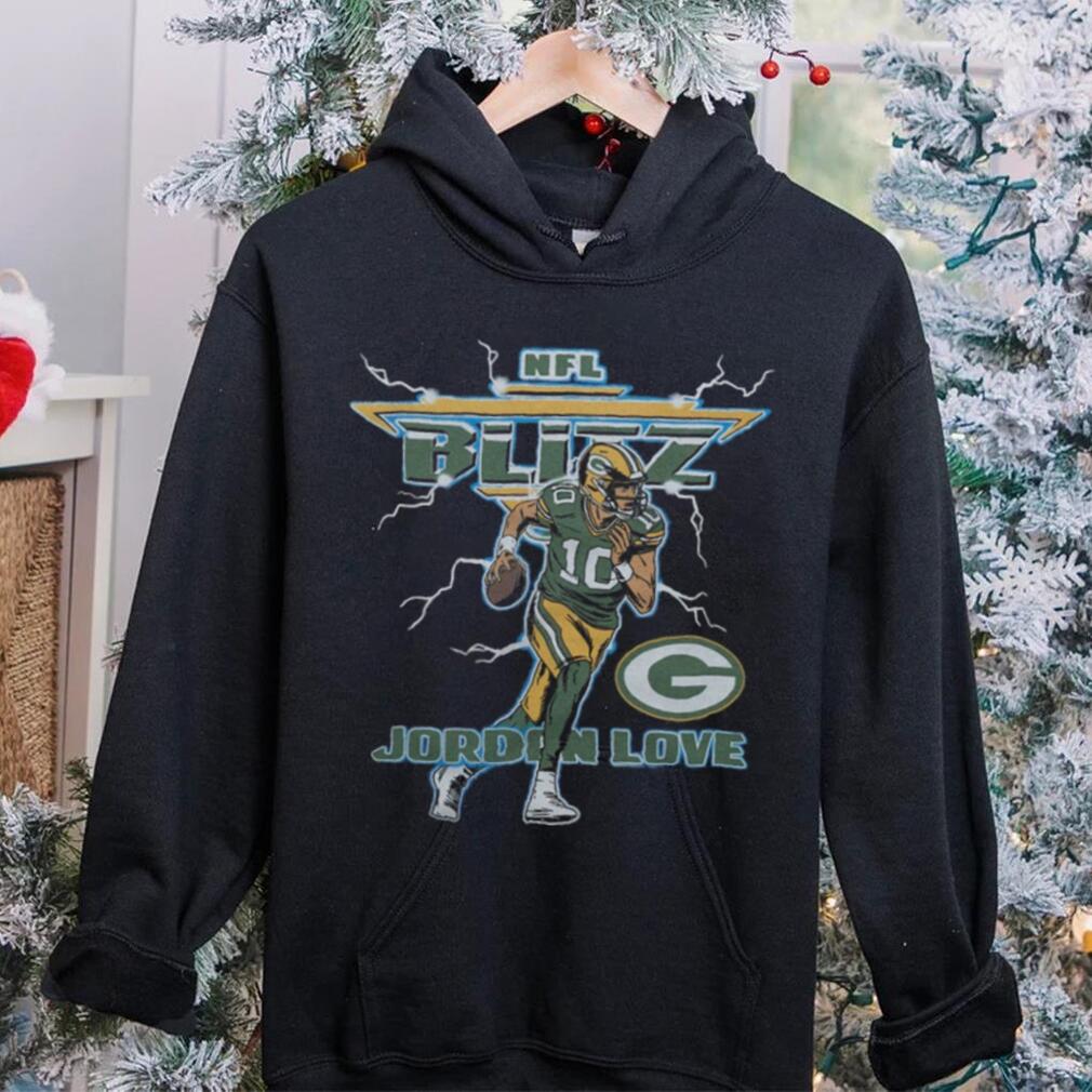 NFL Blitz Packers Jordan Love Retro Bay Packers T Shirt NFL Blitz Packers Jordan Love Retro Bay Packers T Shirt