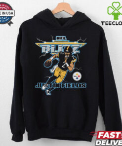 NFL Blitz Pittsburgh Steelers Justin Fields t hoodie, sweater, longsleeve, shirt v-neck, t-shirt