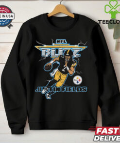 NFL Blitz Pittsburgh Steelers Justin Fields t hoodie, sweater, longsleeve, shirt v-neck, t-shirt