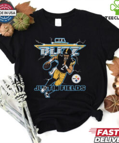 NFL Blitz Pittsburgh Steelers Justin Fields t hoodie, sweater, longsleeve, shirt v-neck, t-shirt