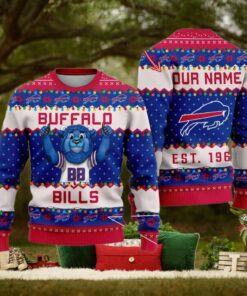 NFL Buffalo Bills Cute Mascot Custom Ugly Christmas Sweater