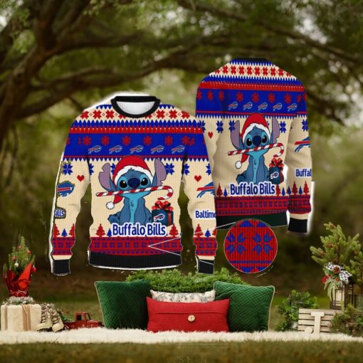 NFL Buffalo Bills Cute Stitch Christmas Gift Ugly Christmas Sweater