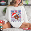 Official NFL New York Giants Football Santa Claus Ho Ho Ho Christmas 2024 Shirt