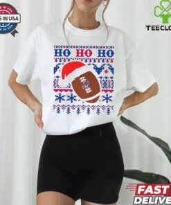 NFL Buffalo Bills Football Santa Claus Ho Ho Ho Christmas 2024 Shirt