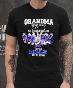 NFL Buffalo Bills Grandma Doesn’t Usually Yell But When She Does Her signature shirt 7 NFL Buffalo Bills Grandma Doesn’t Usually Yell But When She Does Her signature shirt