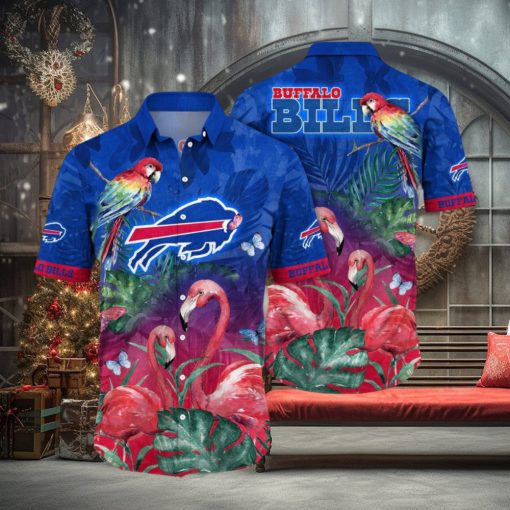 NFL Buffalo Bills Hawaii Shirt Flamingo And Flower Aloha Shirt