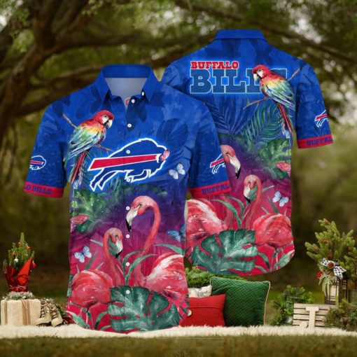 NFL Buffalo Bills Hawaii Shirt Flamingo And Flower Aloha Shirt