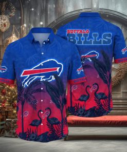 NFL Buffalo Bills Hawaii Shirt Flamingo And Flower Funny Aloha Shirt