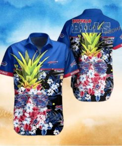 NFL Buffalo Bills Hawaiian Shirt Pineapple Pattern Beach Gift For Friend