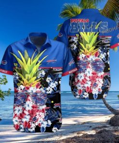 NFL Buffalo Bills Hawaiian Shirt Pineapple Pattern Beach Gift For Friend