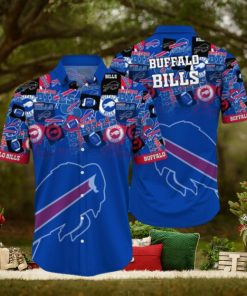 NFL Buffalo Bills Hawaiian Shirt full logo Style new art for fan