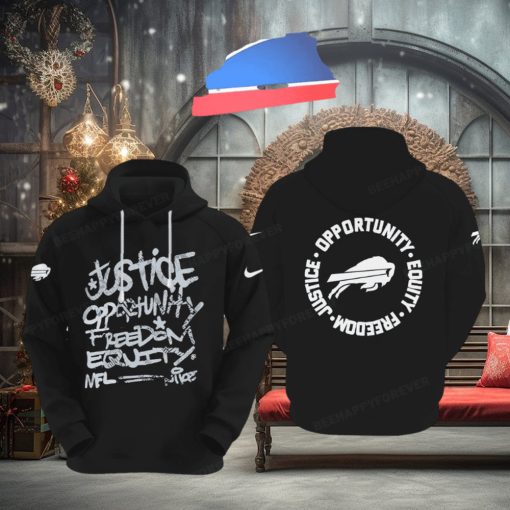 NFL Buffalo Bills Justice Opportunity Equity Freedom Hoodie