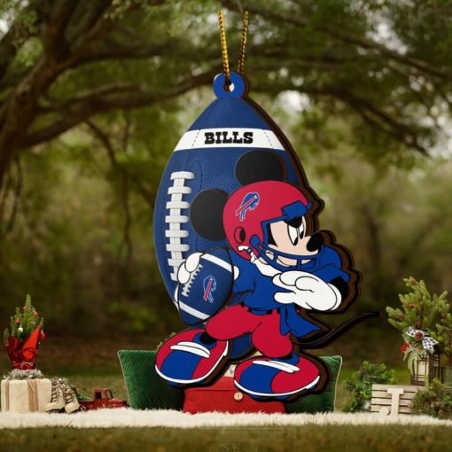 NFL Buffalo Bills Mickey Mouse Christmas Ornament