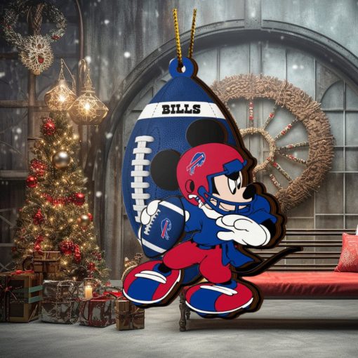 NFL Buffalo Bills Mickey Mouse Christmas Ornament