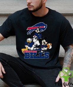 NFL Buffalo Bills Mickey Mouse Donald Duck Goofy Football T Shirt