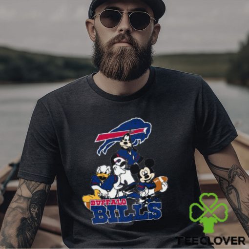 NFL Buffalo Bills Mickey Mouse Donald Duck Goofy Football T Shirt