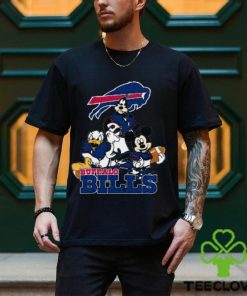 NFL Buffalo Bills Mickey Mouse Donald Duck Goofy Football T Shirt