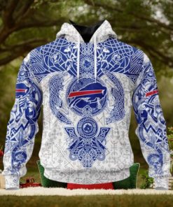 NFL Buffalo Bills Norse Viking Symbols 3D Hoodie