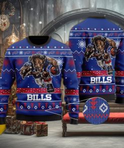 NFL Buffalo Bills Overcoat Knitted Xmas Sweater For Men Women