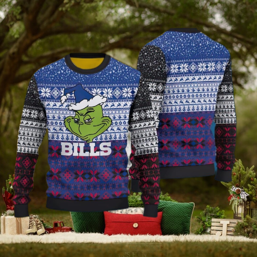 Buffalo Bills NFL Big Logo Ugly Christmas Sweater